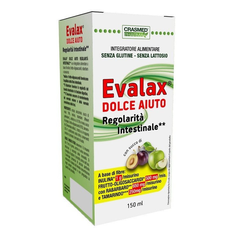 Crasmed Pharma Evalax Dolce Aiuto Regolarita' Intestinale 150 Ml