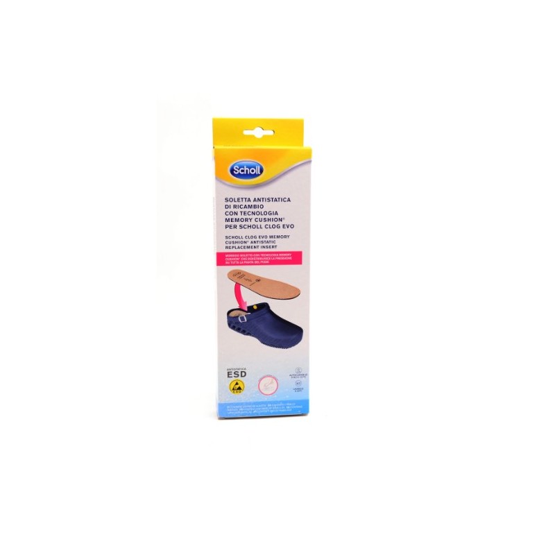 Scholl Shoes Clog Evo Mem Cus Uni Tau 42-43