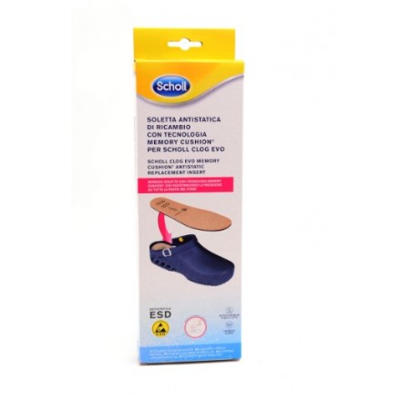 Scholl Shoes Clog Evo Mem Cus Uni Tau 42-43