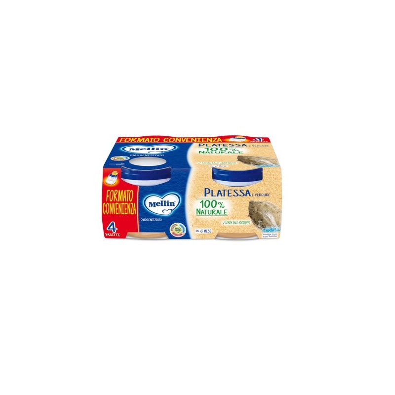 Danone Nutricia Soc. Ben. Mellin Omogeneizzato Platessa 4x80 G