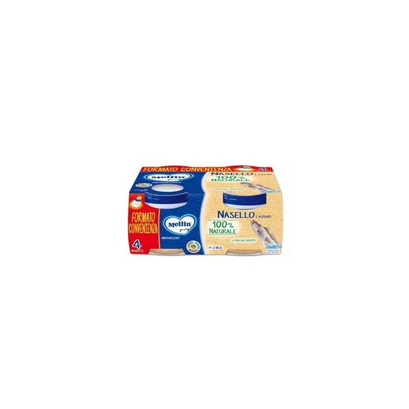 Danone Nutricia Soc. Ben. Mellin Omogeneizzato Nasello 4x80 G