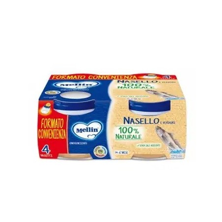 Danone Nutricia Soc. Ben. Mellin Omogeneizzato Nasello 4x80 G