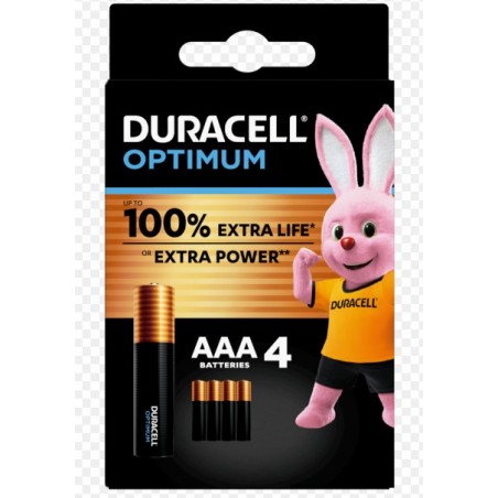 Duracell Italy Duracell Optimum Aaa B4 4 Pezzi