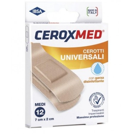 Nova Argentia Ind. Farm Cerotti Universali Ceroxmed Medi 12 Pezzi