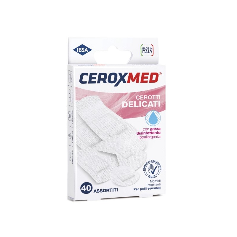 Nova Argentia Ind. Farm Cerotti Delicati Ceroxmed Assortiti 40 Pezzi