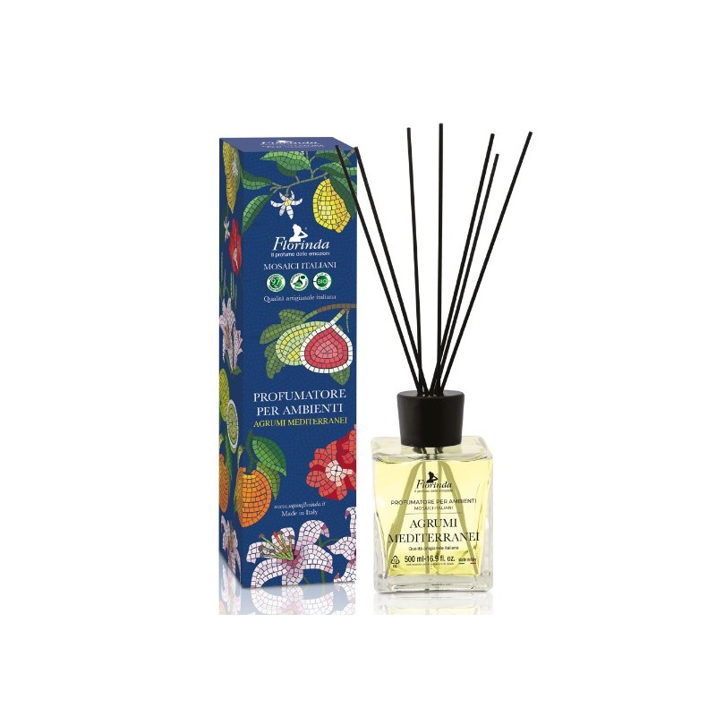 La Dispensa Profumatore Ambiente 500 Ml Agrumi Mediterranei Mosaico