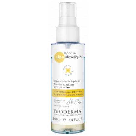 Bioderma Italia Bioderma Biphase Lipo Alcoolique 100 Ml Trattamento Mani Disinfettante E Protettivo