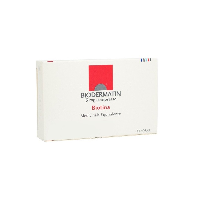 Biodermatin 5 Mg 30 Compresse biotina