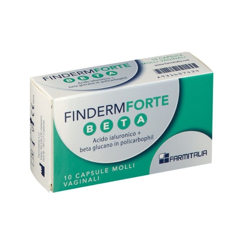 Farmitalia - Soc. Unipers. Finderm Forte Beta 10 Capsule Molli