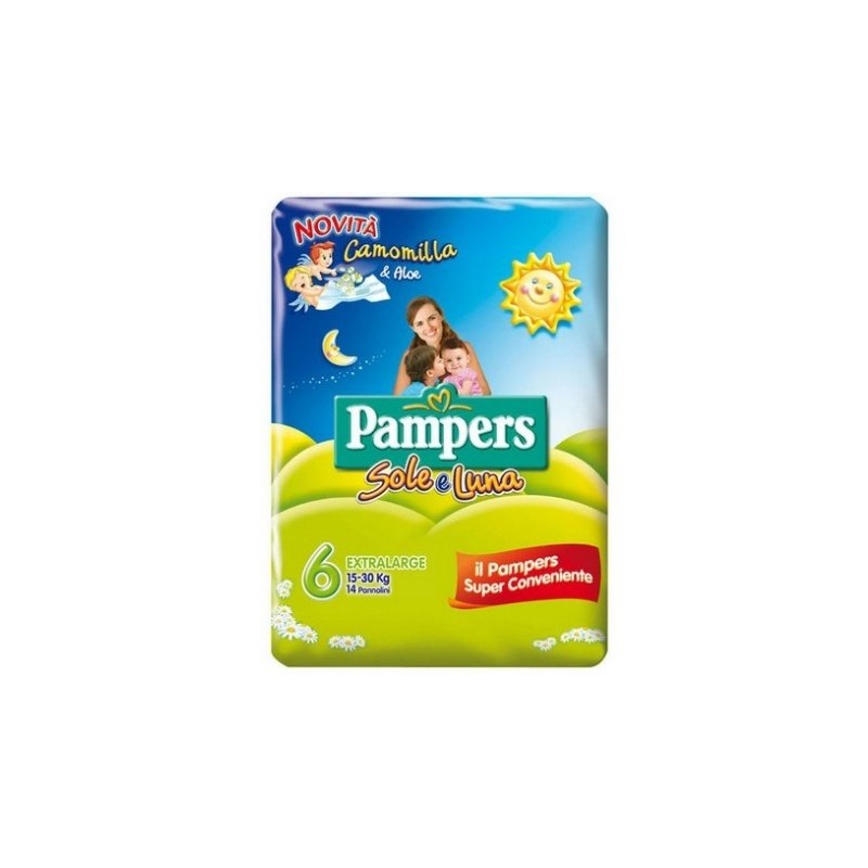 PAMPERS SOLE&LUNA FLASH XL 14P