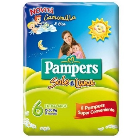 PAMPERS SOLE&LUNA FLASH XL 14P