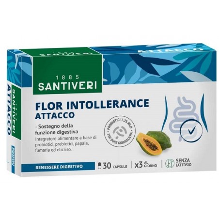 Santiveri Flor Intollerance Attacco 30 Capsule