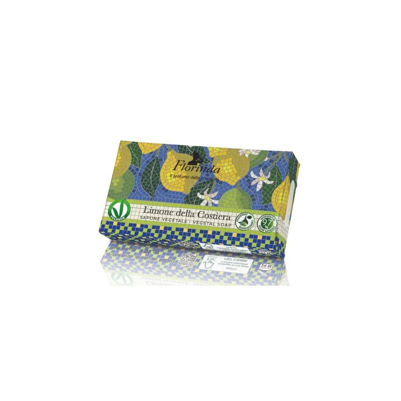 La Dispensa Sapone Vegetale 100 G Limone Della Costiera Mosaico Olio Oliva