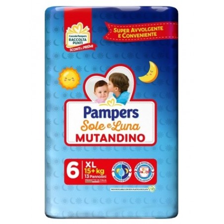 Fater Pampers Sole Luna Xl 13 Pezzi