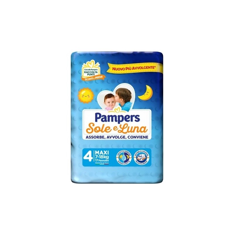 Fater Pampers Sole&luna Maxi 17 Pezzi