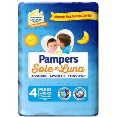 Fater Pampers Sole&luna Maxi 17 Pezzi