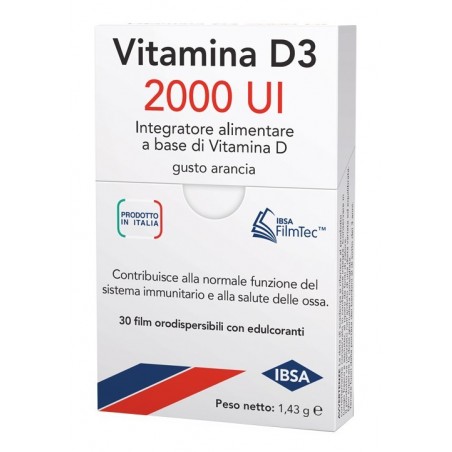 Ibsa Farmaceutici Italia Vitamina D3 Ibsa 2000 Ui 30 Film Orali