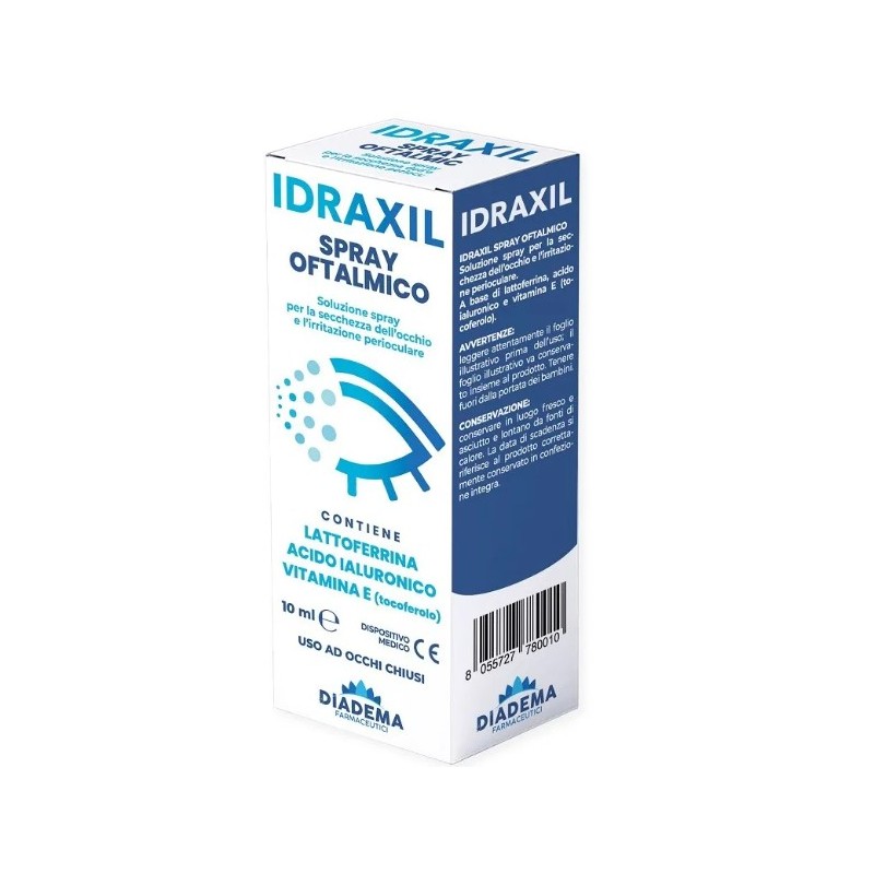 Diadema Farmaceutici Spray Oftalmico Idraxil 10 Ml