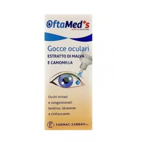 Farmac-zabban Oftamed's Gocce Oculari Camomilla E Malva 10 Ml