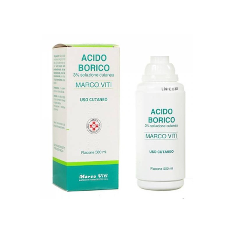 Acido Borico Marco Viti 3% Soluzione Cutanea 200 ml disinfettante