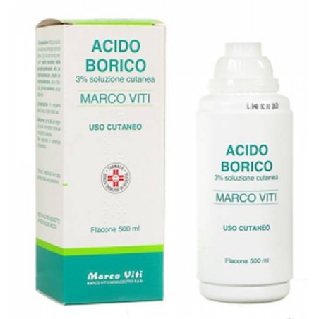 Acido Borico Marco Viti 3% Soluzione Cutanea 200 ml disinfettante