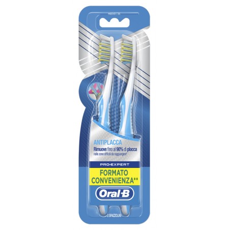 Procter & Gamble Oral B Manual Spazzolino Pro Expert Cross Action Antiplacca 35 M 2 Pezzi