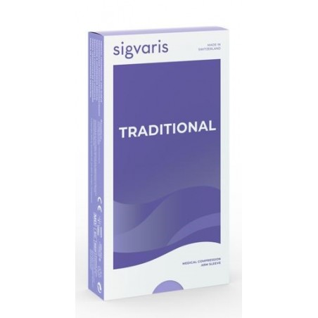 Sigvaris Traditional 503 Ccl2 Bracciale Autoreggente Con Guanto Corto Beige M