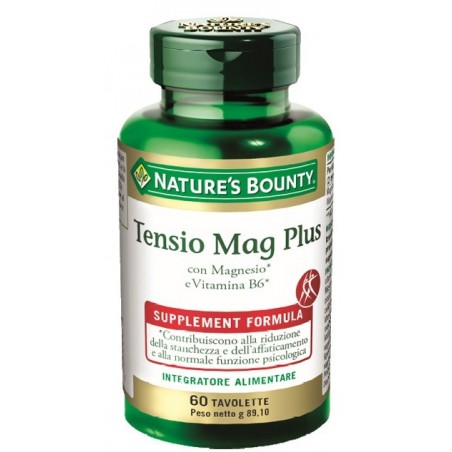 Nature's Bounty Tensio Mag Plus 60 Tavolette