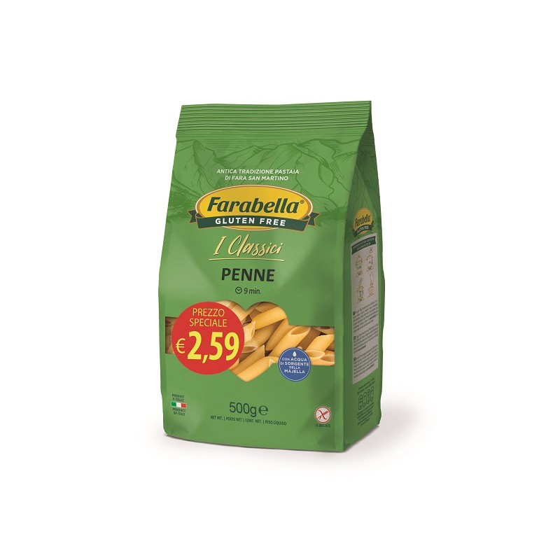 Bioalimenta Farabella Penne Rigate 500 G Promo