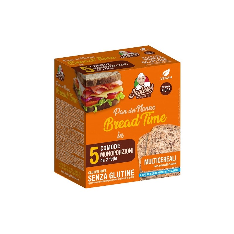 Gaia Inglese Bread Time Multicereali 2 Pezzi Da 125 G