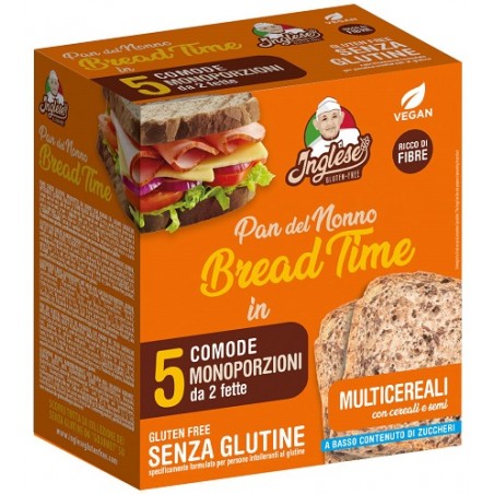 Gaia Inglese Bread Time Multicereali 2 Pezzi Da 125 G