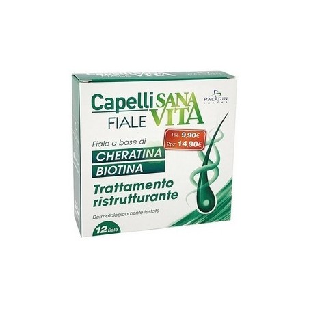 Paladin Pharma Sanavita Capelli 12 Fiale