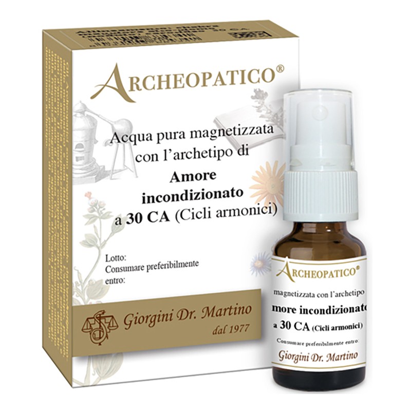 Dr. Giorgini Archeopatico Acqua Pura Magnetizzata Con Archetipo Amore Incondizionato A 30 Cicli Armonici 10 Ml