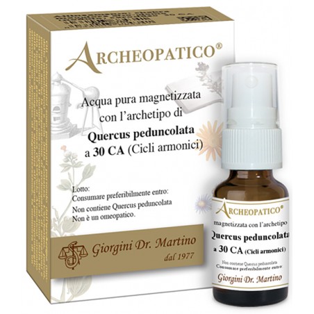 Dr. Giorgini Archeopatico Acqua Pura Magnetizzata Con Archetipo Quercus Peduncolata A 30 Cicli Armonici 10 Ml