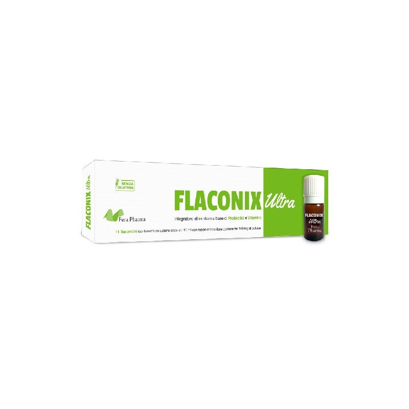 Fera Pharma S Flaconix Ultra 11 Flaconcini + 140 Mg Di Polvere