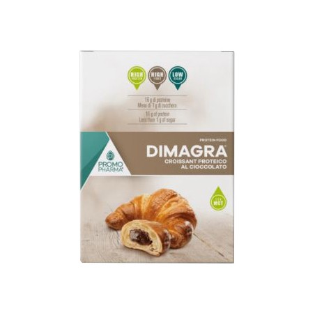 Promopharma Dimagra Croissant Proteico Cioccolato 195 G