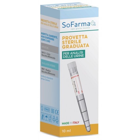 So. Farma. Morra Provetta Urina Sofarmapiu' 10 Ml