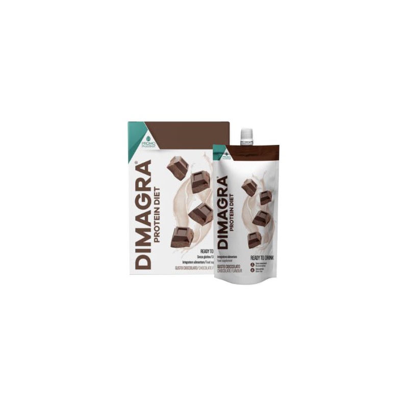 Promopharma Dimagra Protein Diet Cioccolato 7 Pezzi Da 220 G