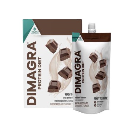 Promopharma Dimagra Protein Diet Cioccolato 7 Pezzi Da 220 G