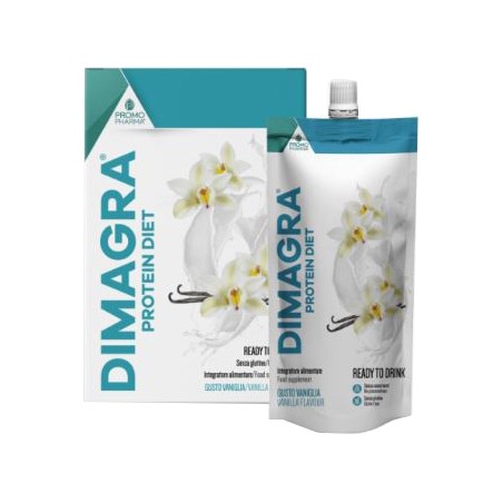 Promopharma Dimagra Protein Diet Vaniglia 7 Pezzi Da 220 G