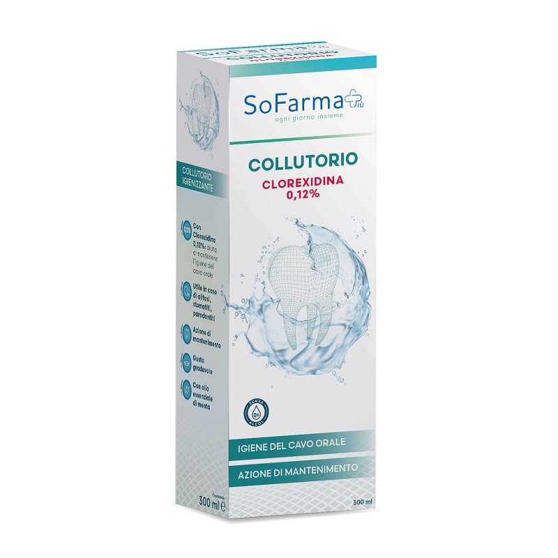 So. Farma. Morra Sofarmapiu' Collutorio Clorex 012 300 Ml