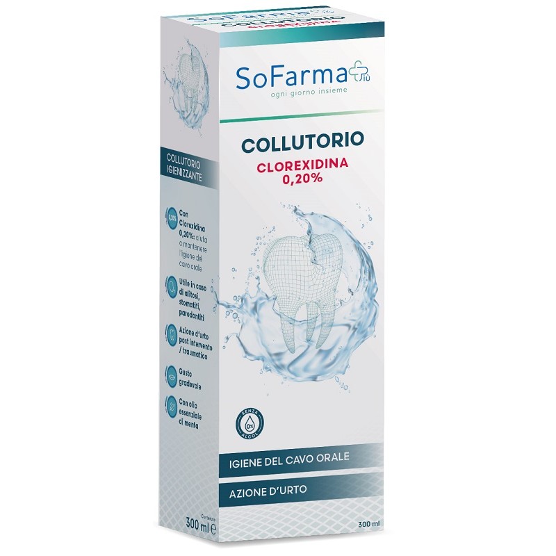 So. Farma. Morra Sofarmapiu' Collutorio Clorex 020 300 Ml