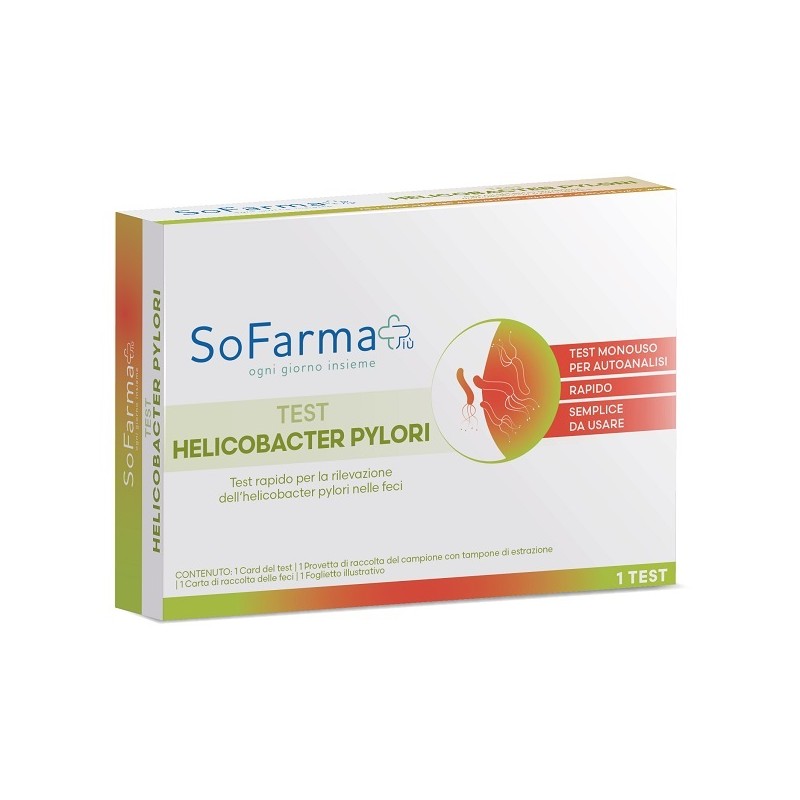 So. Farma. Morra Test Autodiagnostico Helicobacter Pylori Sofarmapiu'