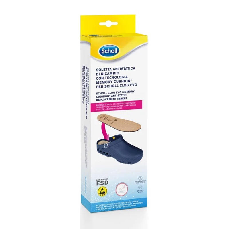 Scholl Clog Evo Mem Cus Uni Tau 36-37