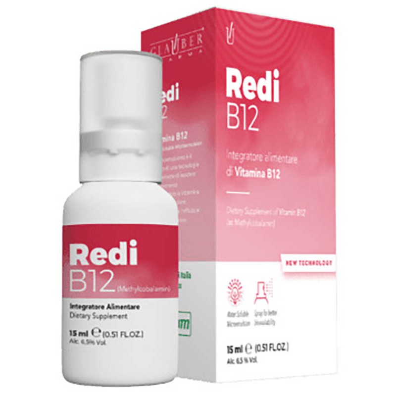 Forza Vitale Glauber-pharma Redi-b12 Spray 15 Ml