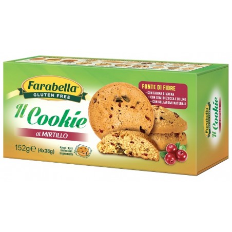 Bioalimenta Farabella Il Cookie Al Mirtillo 4 Bustine Da 38 G