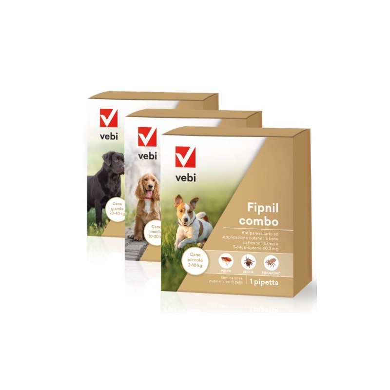 Fipnil Combo 3 pipette 20-40 kg cani