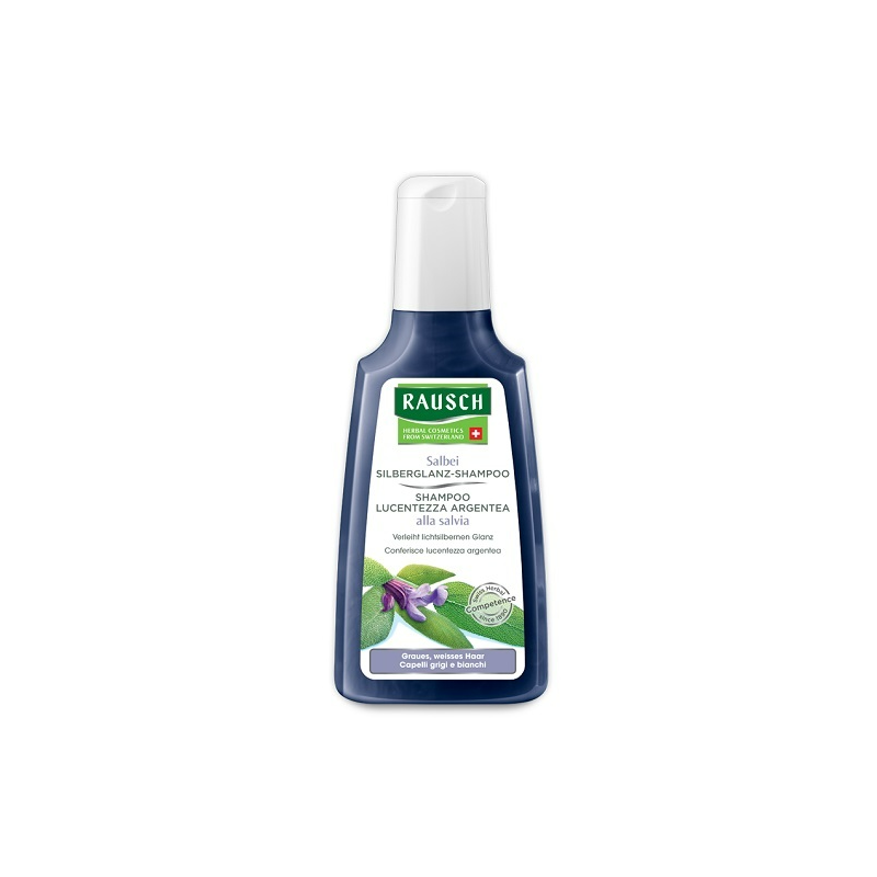 Rausch Shampoo Lucentezza Argentea Alla Salvia 200ml