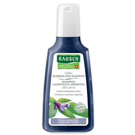 Rausch Shampoo Lucentezza Argentea Alla Salvia 200ml