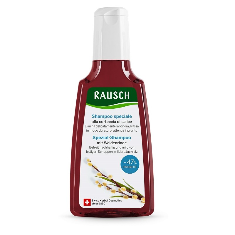 Rausch Shampoo anti pidocchi e forfora grassa alla Corteccia Di Salice 200 Ml